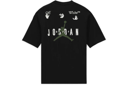 OFF WHITE X JORDAN BLACK TSHIRT