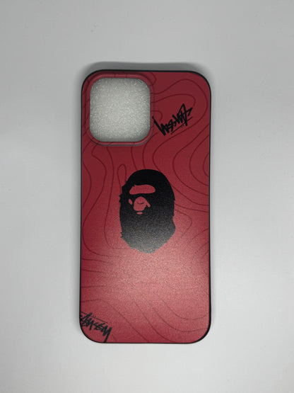 BAPE X STUSSY CASE
