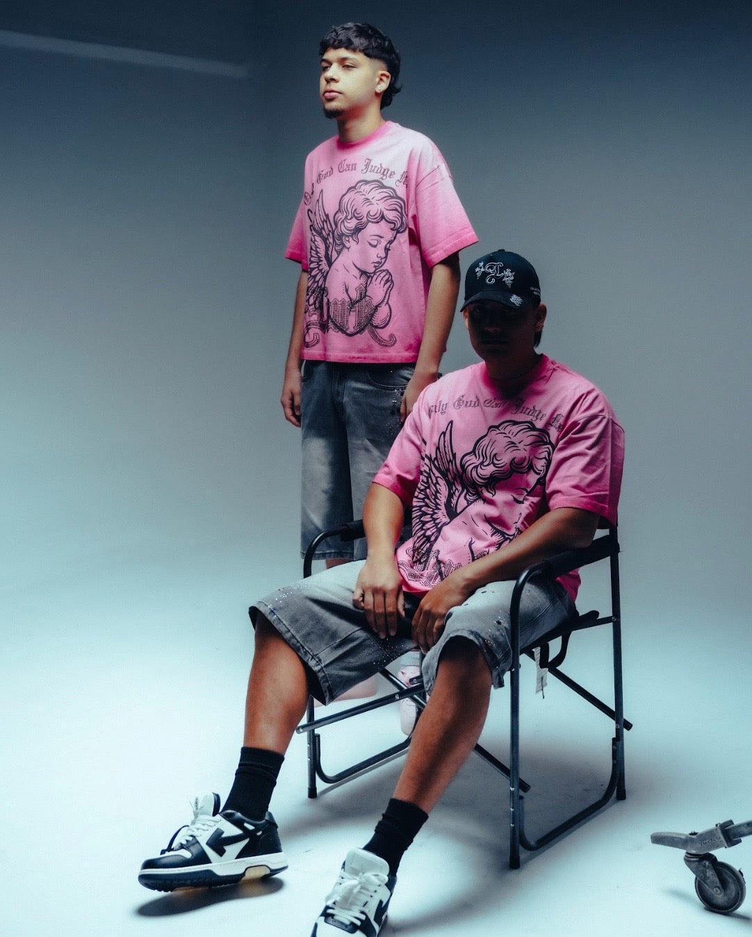 LURK BRAND “LURK PRAYING ANGEL PINK VERSION BOXY FIT