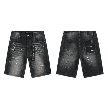 PURPLE SHORT BLACK PU520
