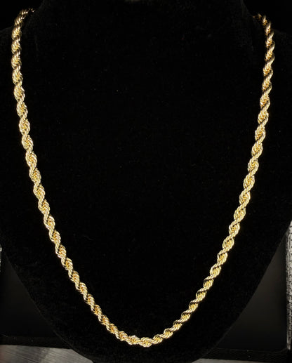 Rope Chain Oro Laminado 14K (012)