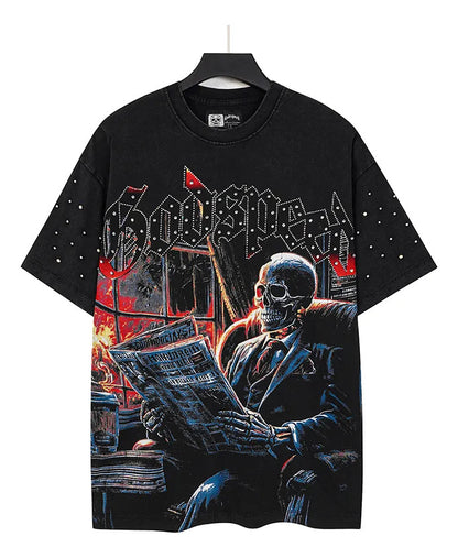 Godspeed Black Monday Thermal Long-Sleeve T-Shirt 'Black Wash'
