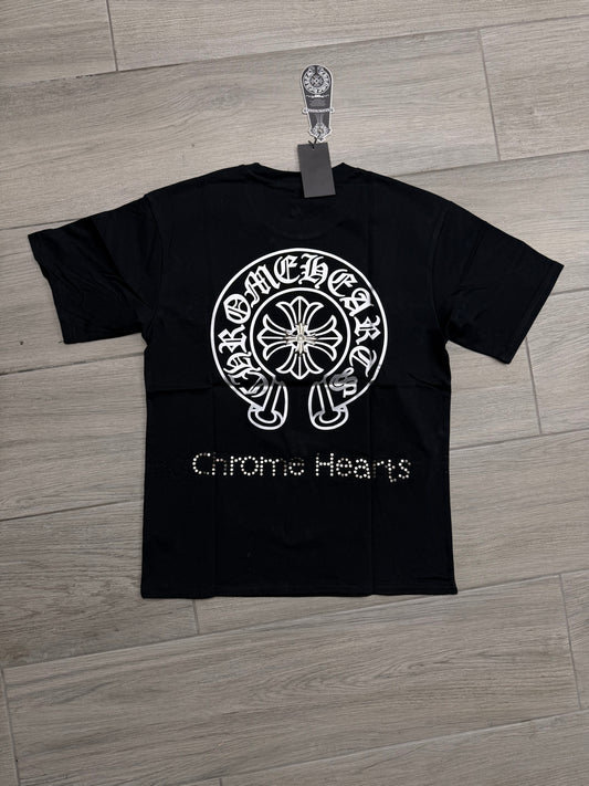 CHROMEHEARTS HORSESHOE BLACK TSHIRT