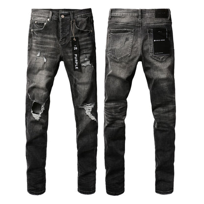 PURPLE GREY WASH JEANS PU130