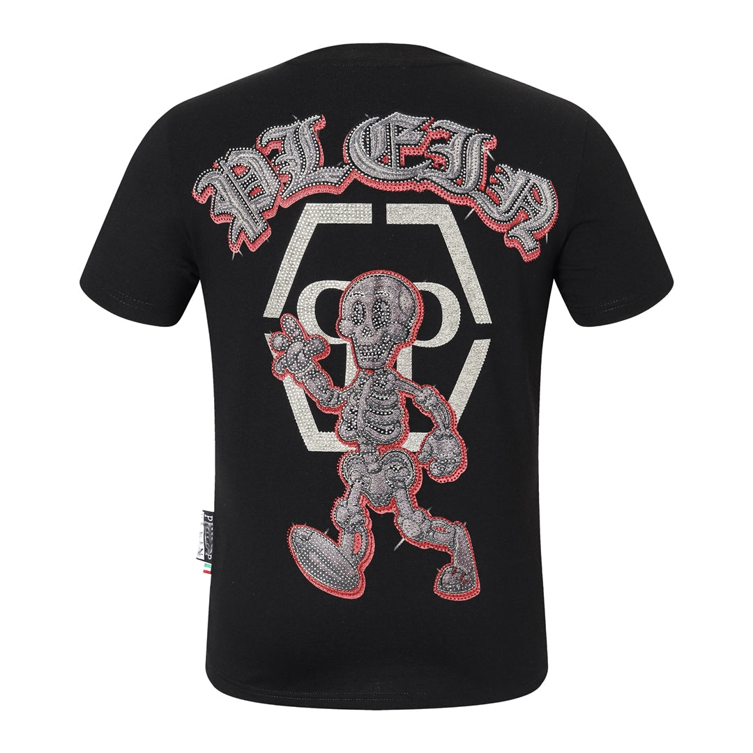 PHILIPP PLEIN SKULL BLACK TSHIRT