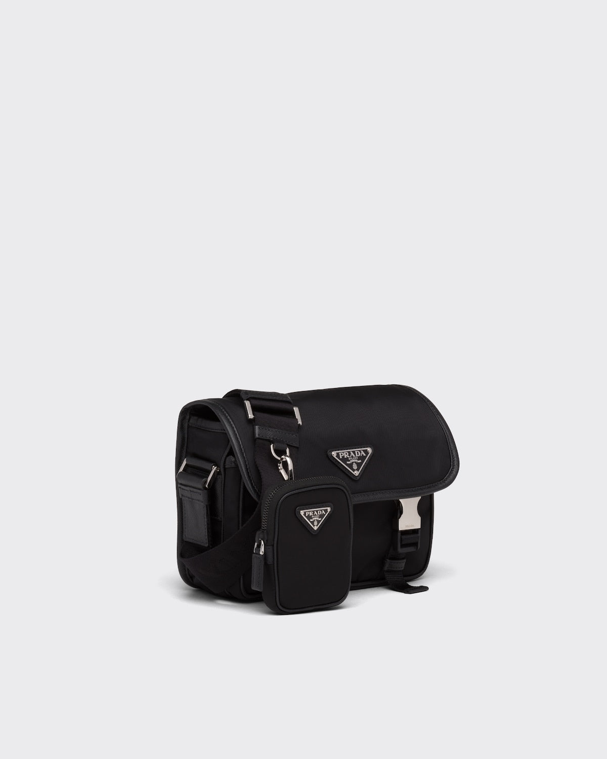 PRADA Re-Nylon and Saffiano leather shoulder