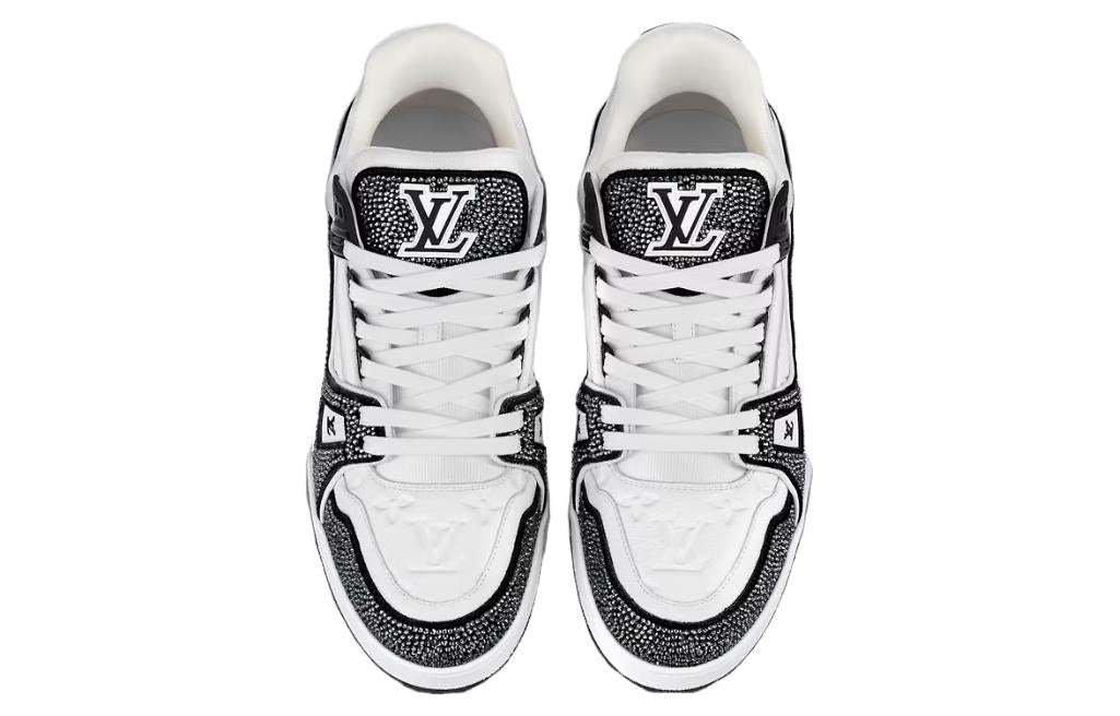 Louis Vuitton Trainer Rhinestone Black