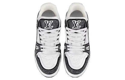 Louis Vuitton Trainer Rhinestone Black