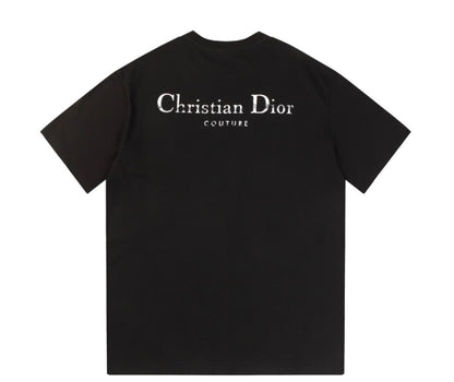 Christian Dior Couture logo black Tshirt