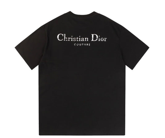 Christian Dior Couture logo black Tshirt