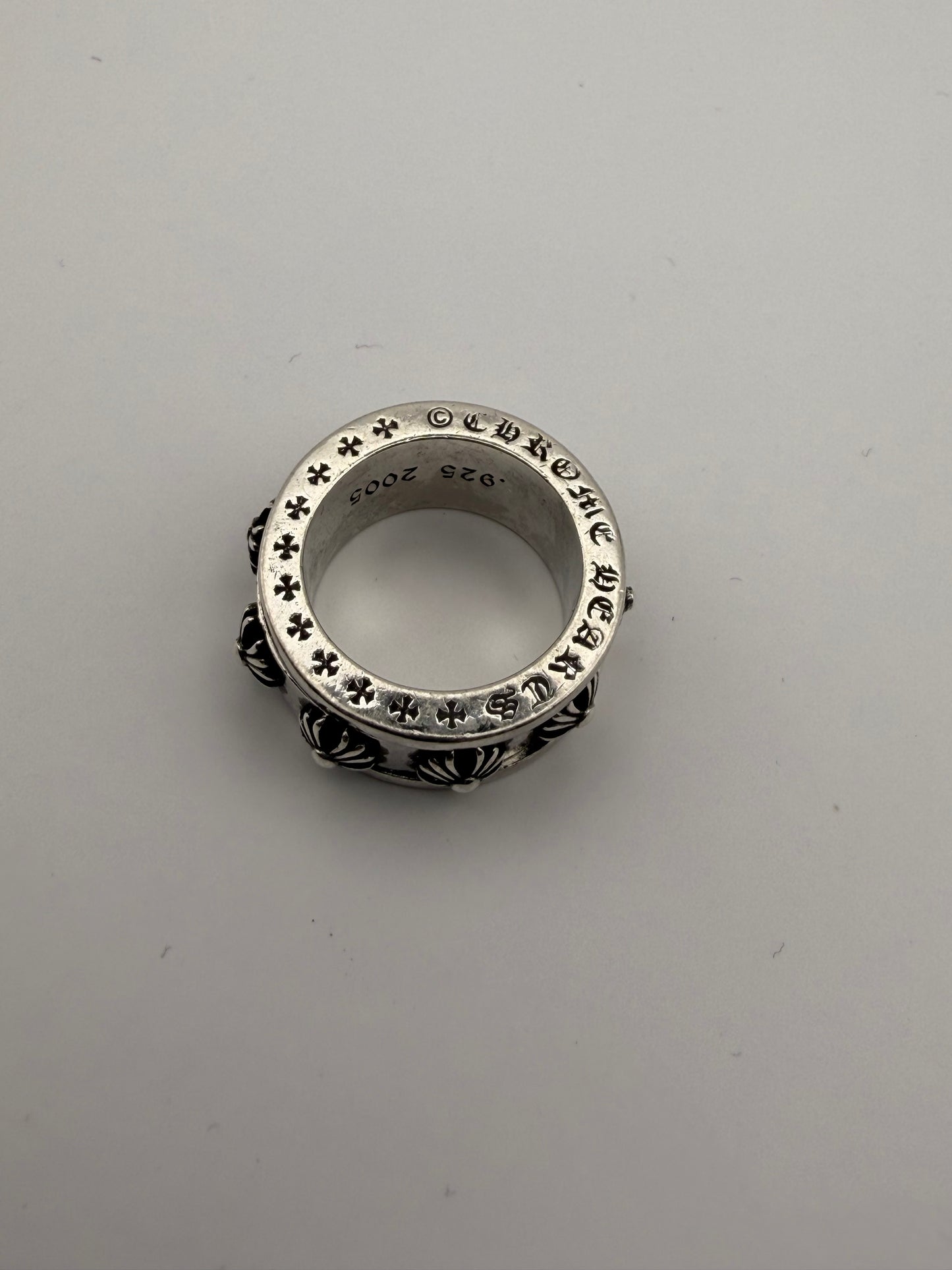 Chromehearts Spinner Cross Ring Plata 925