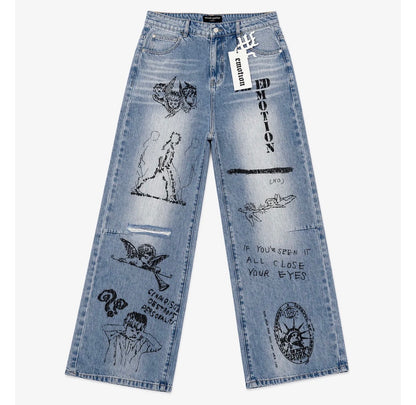 Mixed Emotions 'Black Canvas' Denim