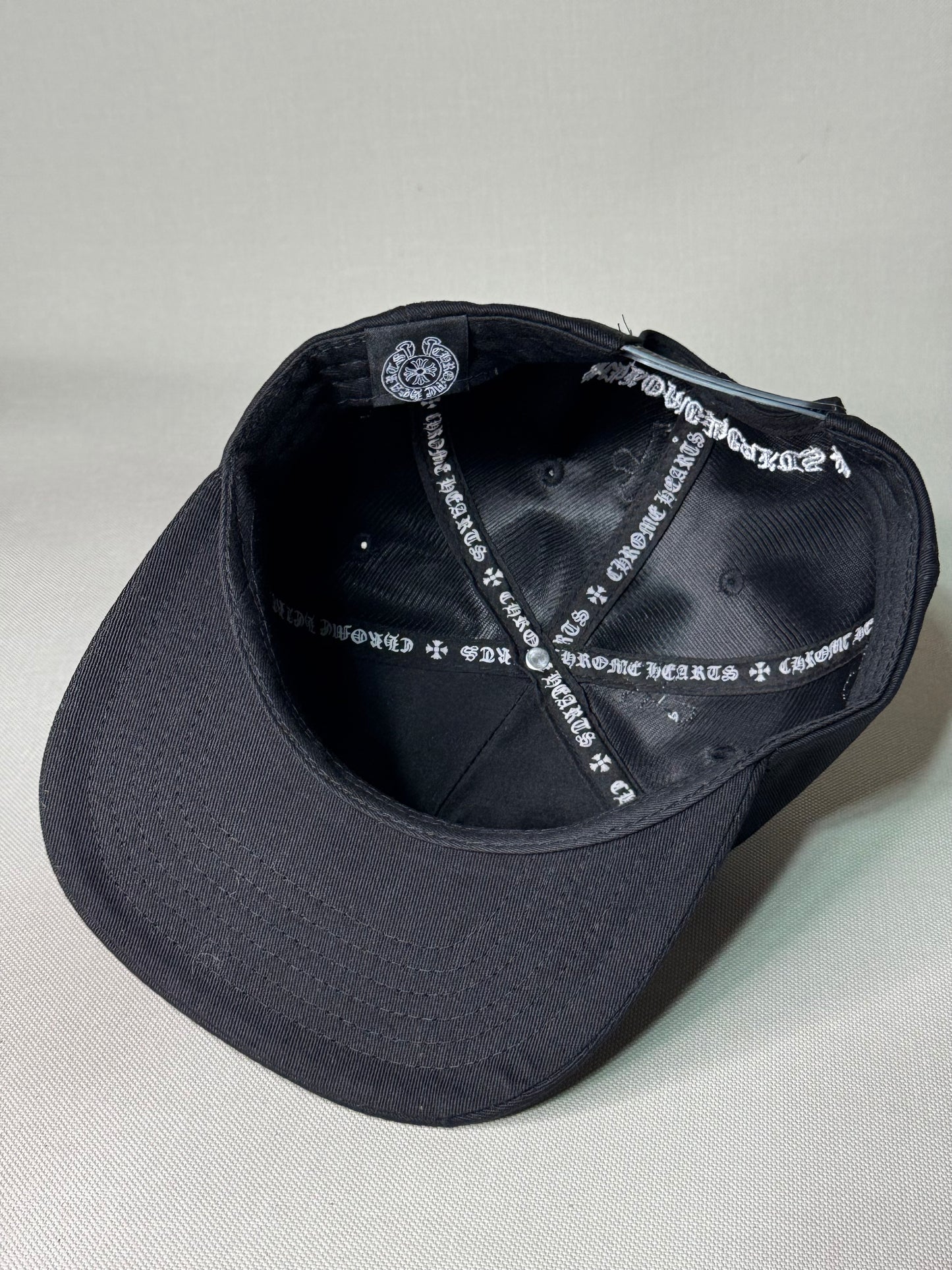 CHROMEHEARTS CEMENTERY TRUCKER HAT BLACK