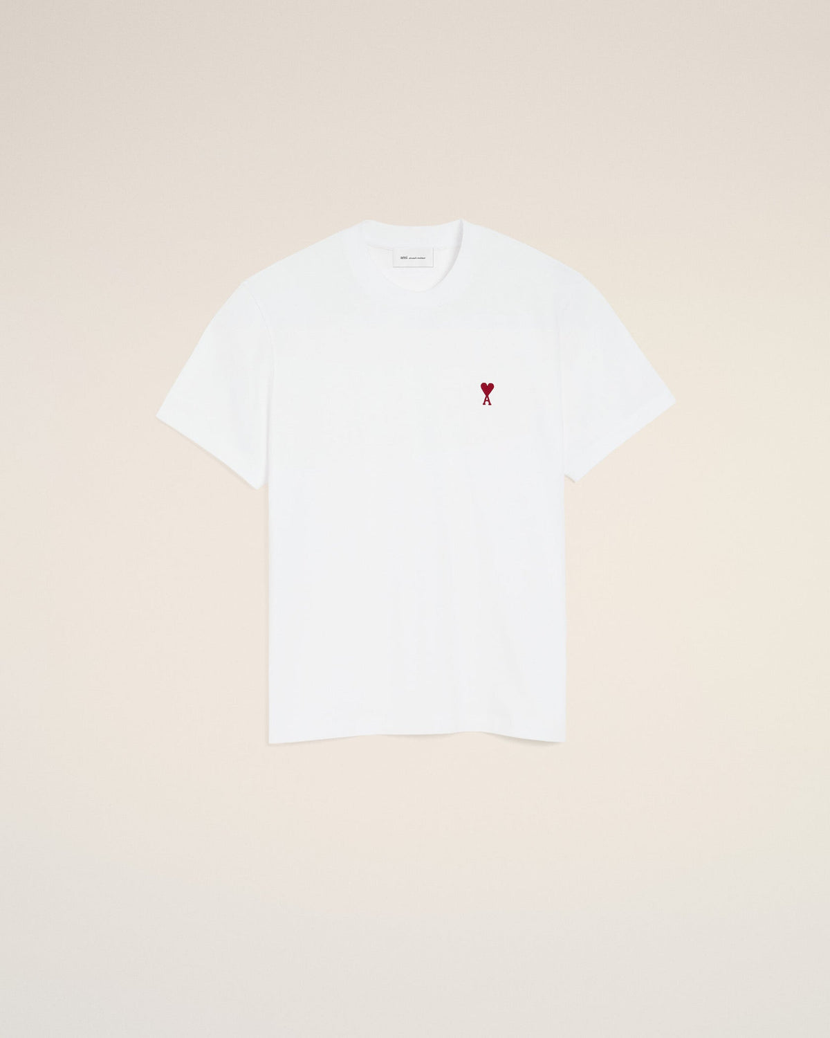 Ami Paris Coeur Rouge White Tshirt (Corazon)