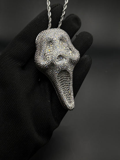 Ghost Mask Iced Necklace