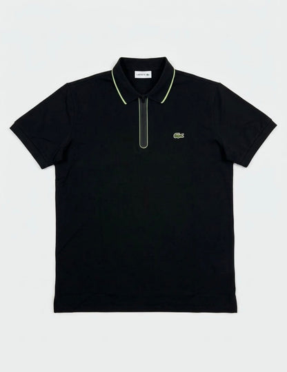 LACOSTE tipo polo Zipper Negra