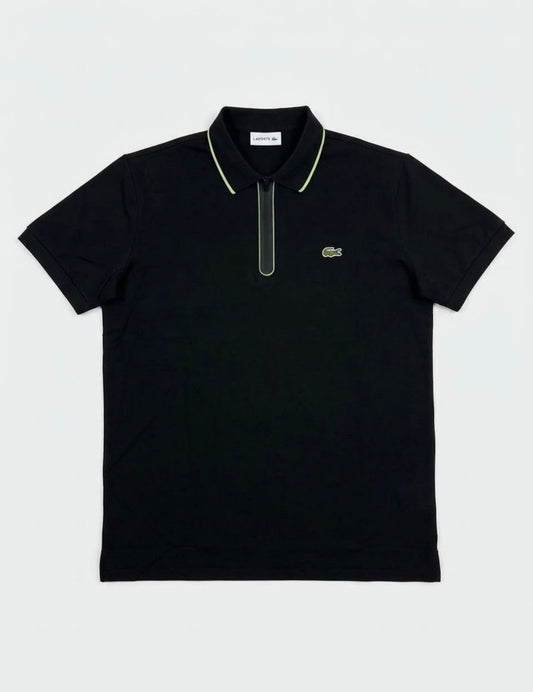 LACOSTE tipo polo Zipper Negra