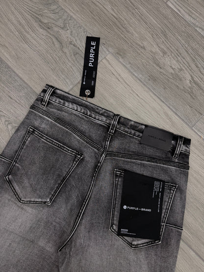 PURPLE GREY FLARED JEANS PE6365