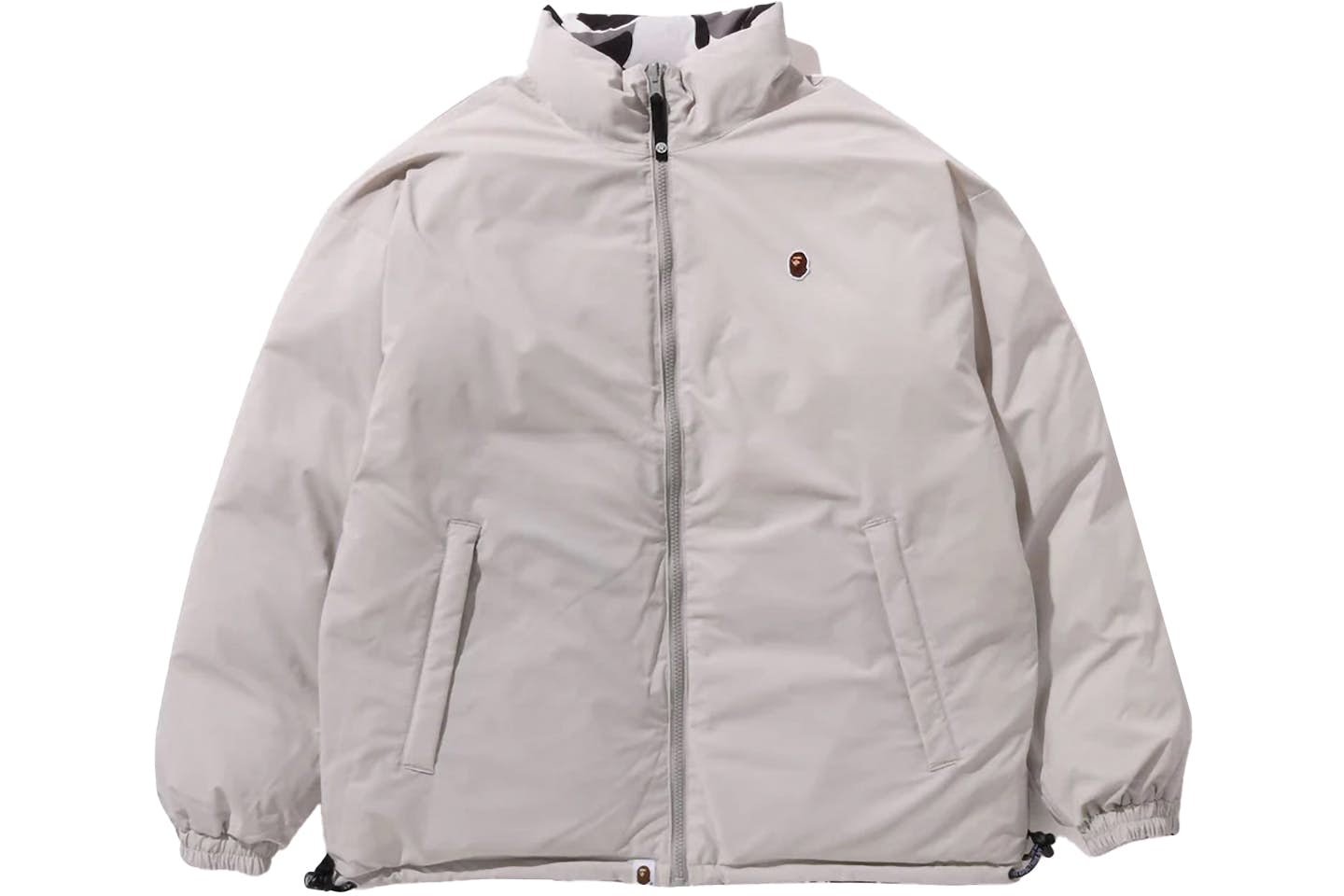 BAPE ABC PUFFER WHITE REVERSIBLE