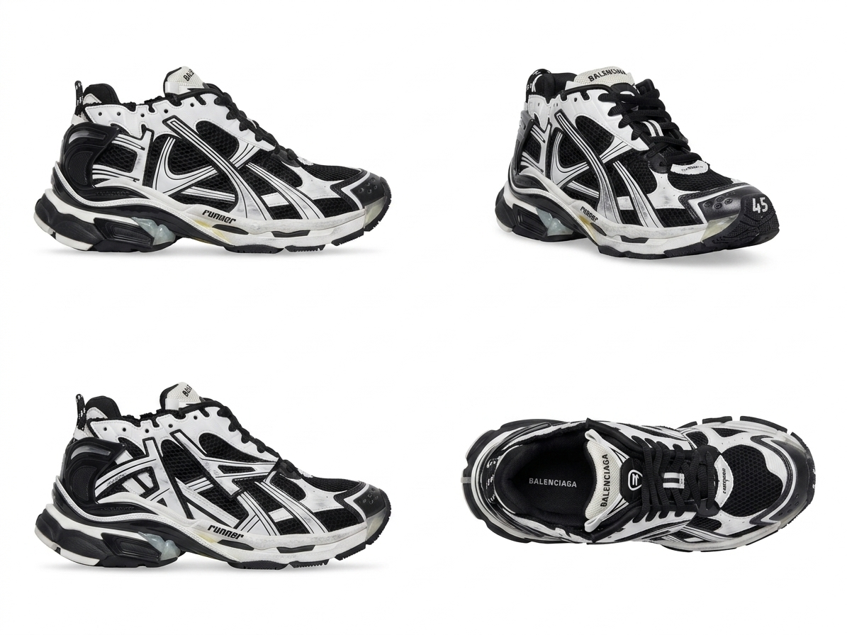 Balenciaga Runner panelled sneakers