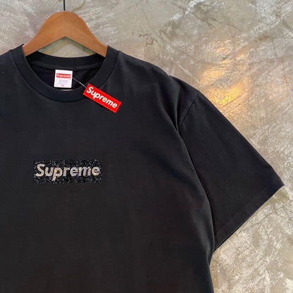 SUPREME RHINESTONE BOX LOGO TEE