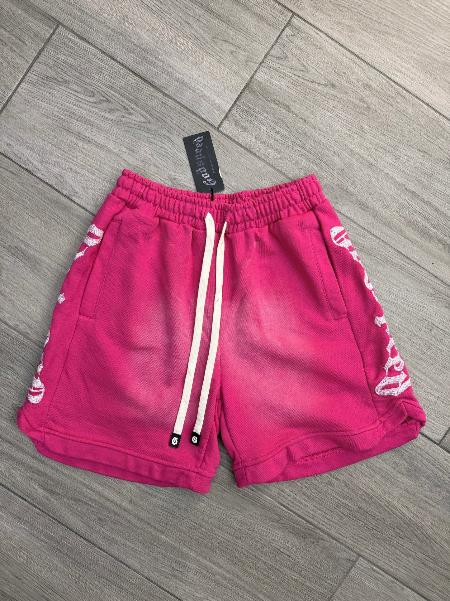 Godspeed Mens Courtside Shorts Starburst/Pink