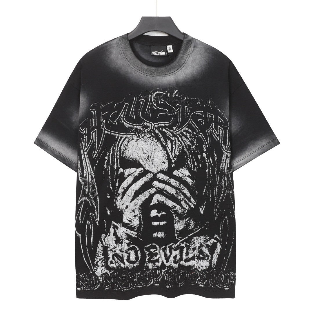 HELLSTAR SEE NO EVIL BLACK TSHIRT