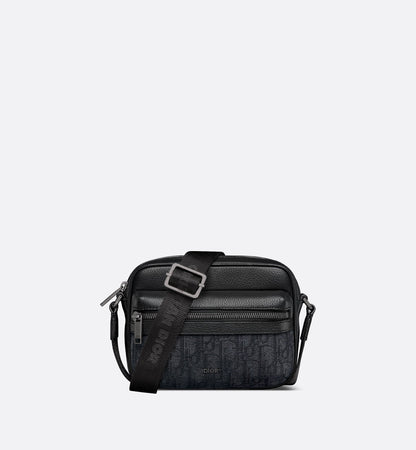 Mini Rider 2.0 Messenger in Oblique and Grained Calfskin