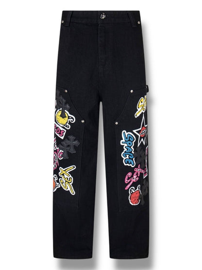 CHROMEHEARTS X MATTY BOY SEX RC PATCH CARPENTER - BLACK