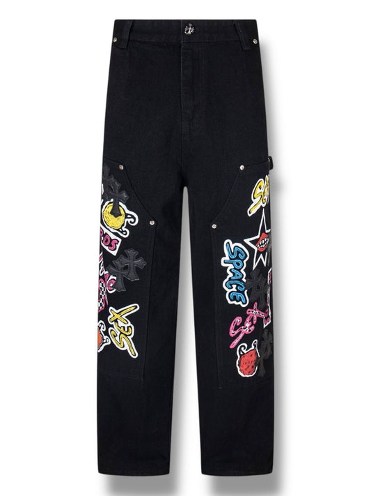 CHROMEHEARTS X MATTY BOY SEX RC PATCH CARPENTER - BLACK