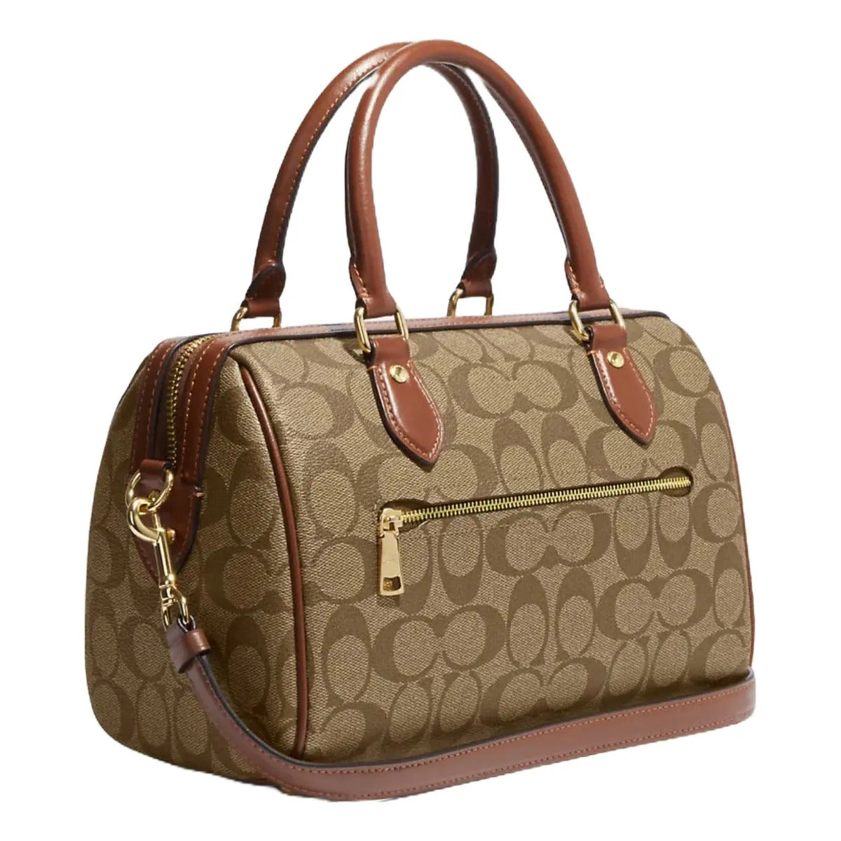 Coach Satchel Rowan café claro