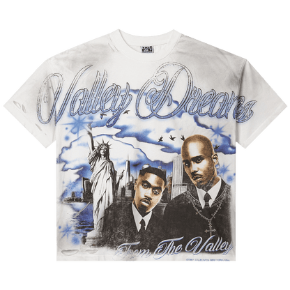 Vale Forever Godfather Black Bling Tee 'White/Grey/Jeweled'
