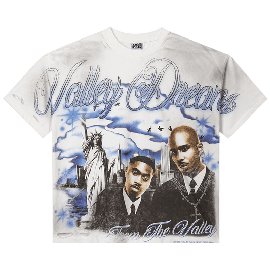 Vale Forever Godfather Black Bling Tee 'White/Grey/Jeweled'