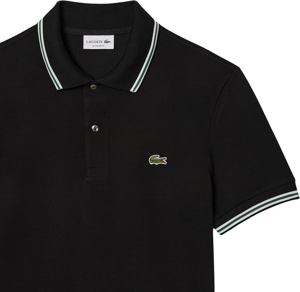 LACOSTE Tshirt black tipo polo