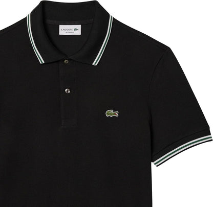 LACOSTE Tshirt black tipo polo