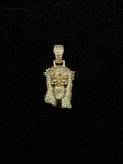 Iced Jesus Piece Oro laminado 14K