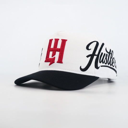 LIFE HUSTLERS HAT WHITE/RED