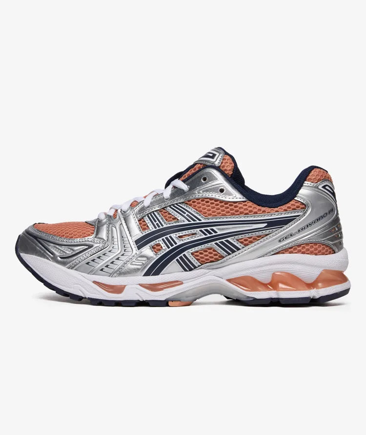 ASICS GEL KAYANO 14 SILVER/ORANGE/BLUE