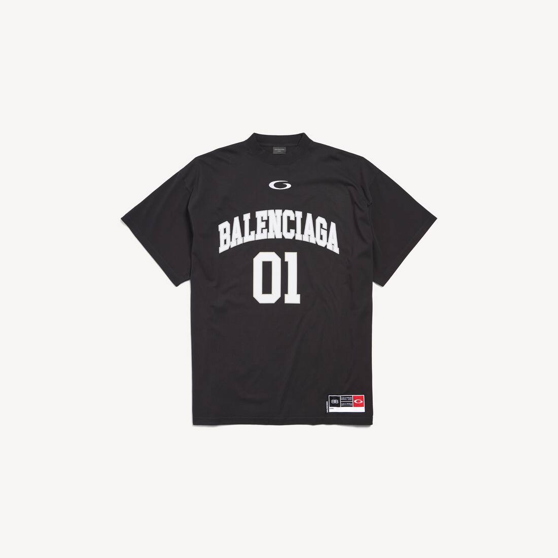 BALENCIAGA BASKETBALL JERSEY BLACK