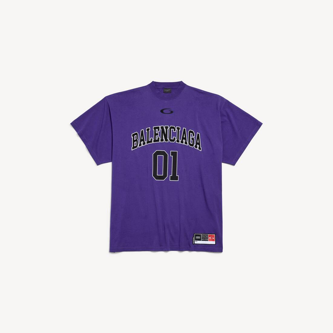 BALENCIAGA BASKETBALL JERSEY PURPLE