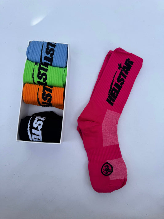 HELLSTAR PINK SOCKS