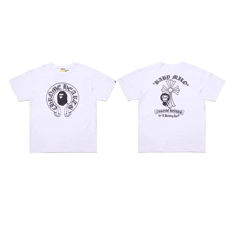 BAPE X CHROMEHEARTS White TEE