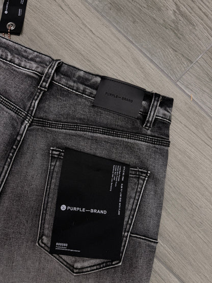 PURPLE GREY FLARED JEANS PE6365