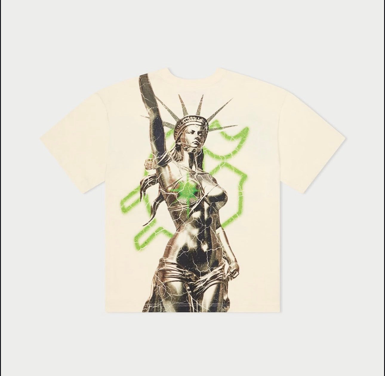 Godspeed Miss Liberty Tshirt White