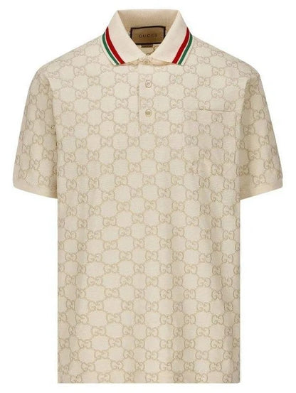 Gucci Stretch Cotton Piquet Polo