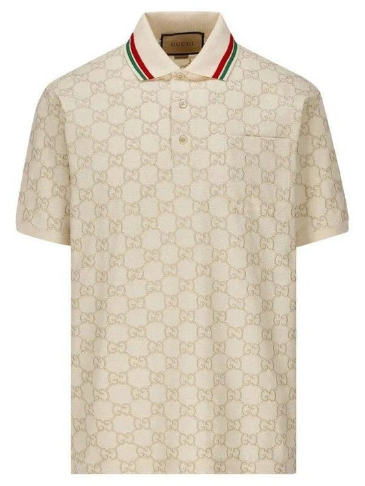 Gucci Stretch Cotton Piquet Polo