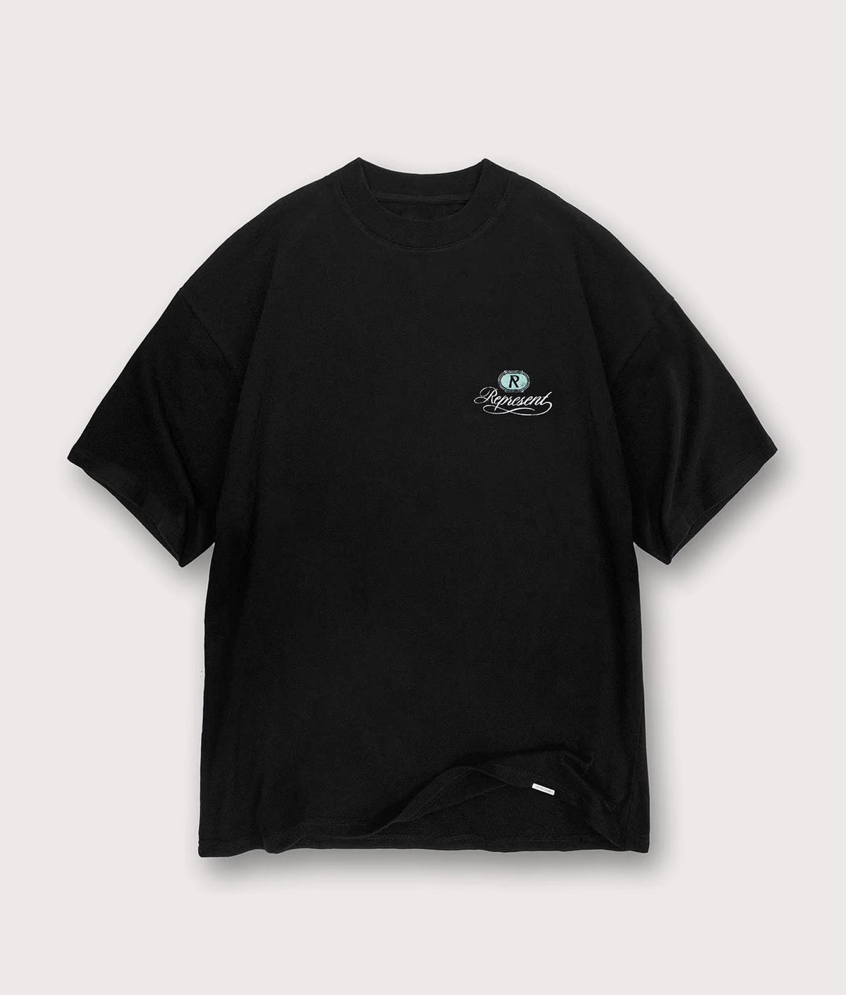 REPRESENT Oversized Grand Vintage Hand Drawn BLACK T-Shirt