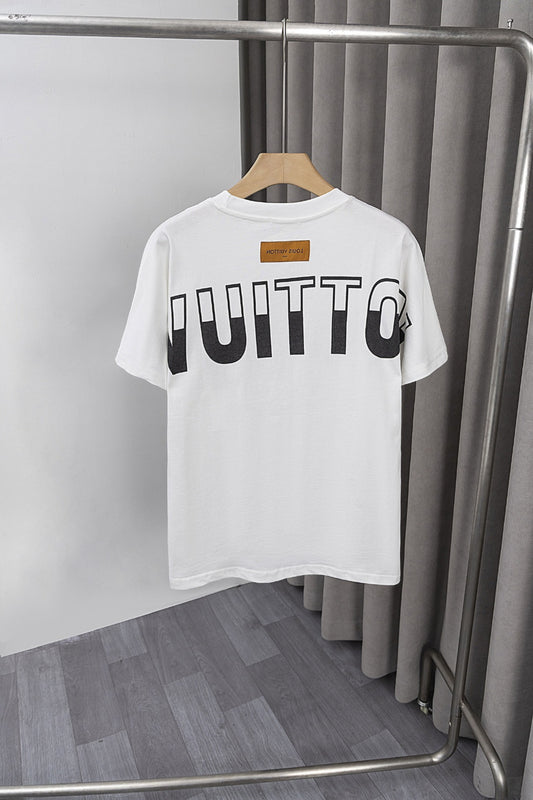 LOUIS VUITTON LOGO WHITE TEE