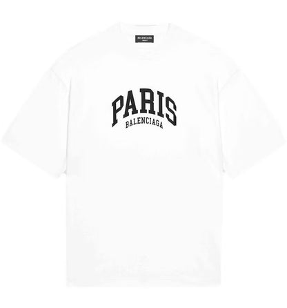 BALENCIAGA CITIES WHITE TSHIRT