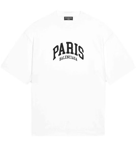 BALENCIAGA CITIES WHITE TSHIRT